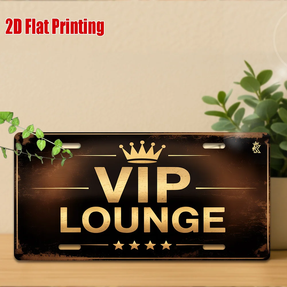 2D Flat Printing, 1pc, Vintage Metal Sign, for Decorative Purposes Only, Outdoor Plaque & Wall Decor (29.97 cm * 14.99 cm), Alum