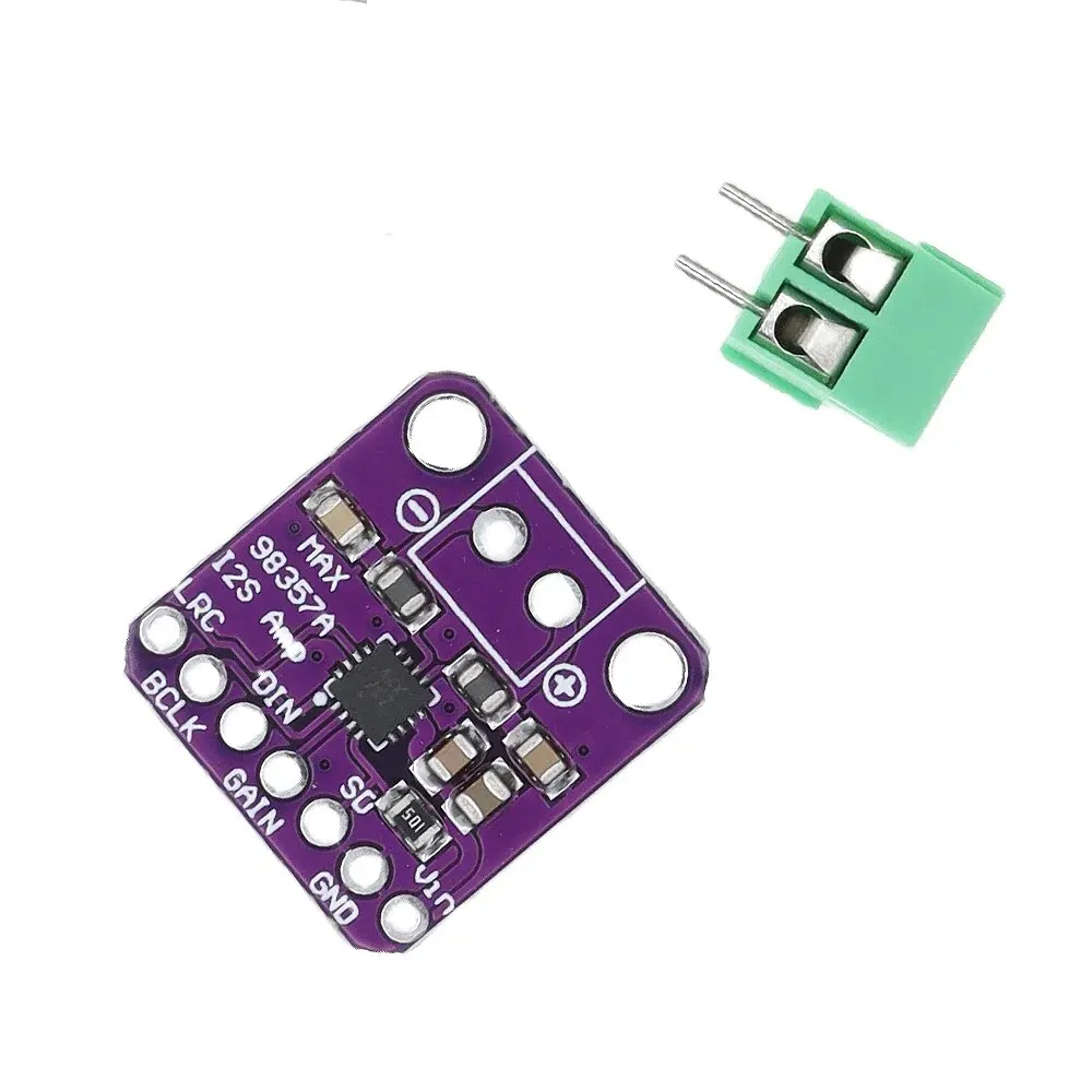 Max98357 I2S 3W Class D Amplifier Breakout Interface Dac Decoder Module Filterless Audio Board For Raspberry Pi Esp32