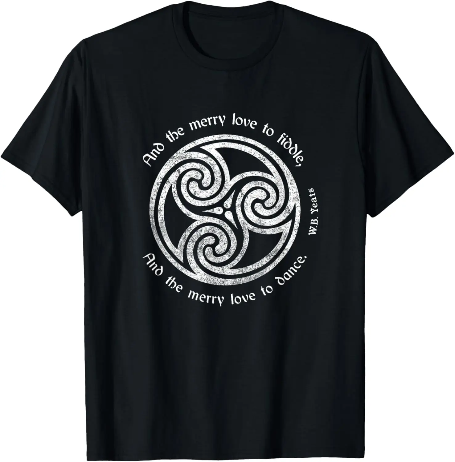 

Yeats Poet Shirt Irish Poem Celtic Knot Spiral