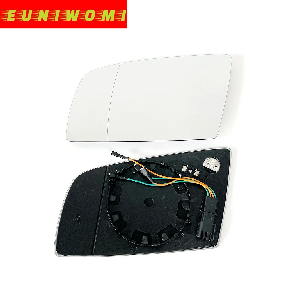 WIDE ANGLE HEATED 4 PINS MIRROR GLASS FOR BMW 5 E60 E61 ( 2003 2004 2005 2006 2007 2008 2009 ) 6 E63 E64 (2004-2010)