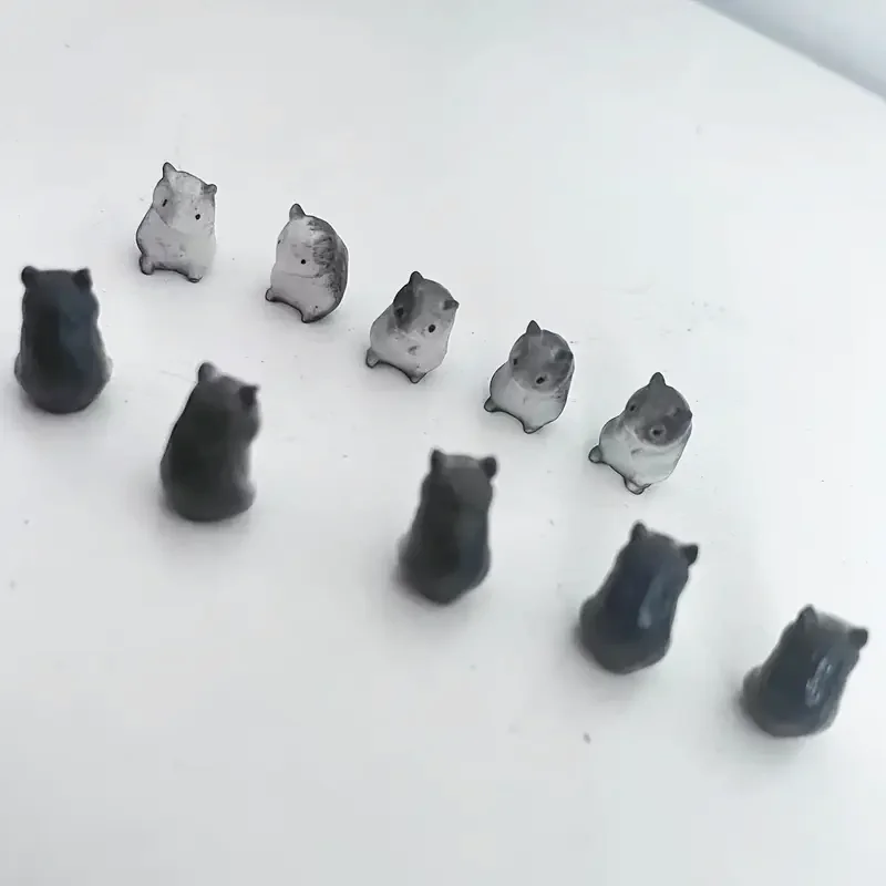 5/10 Pieces Cute Mini Mouse Miniatures Figurines, Perfect for DIY Craft Project Micro Landscape Decoration Accessories
