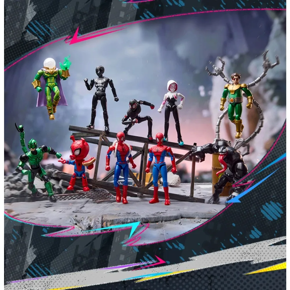

Blokees Marvel Superhero The Avengers GV05 GV06 Spider-Man Mile Gwen Ghost Spider Spider-Pig Venom Action Figure Collect Gifts