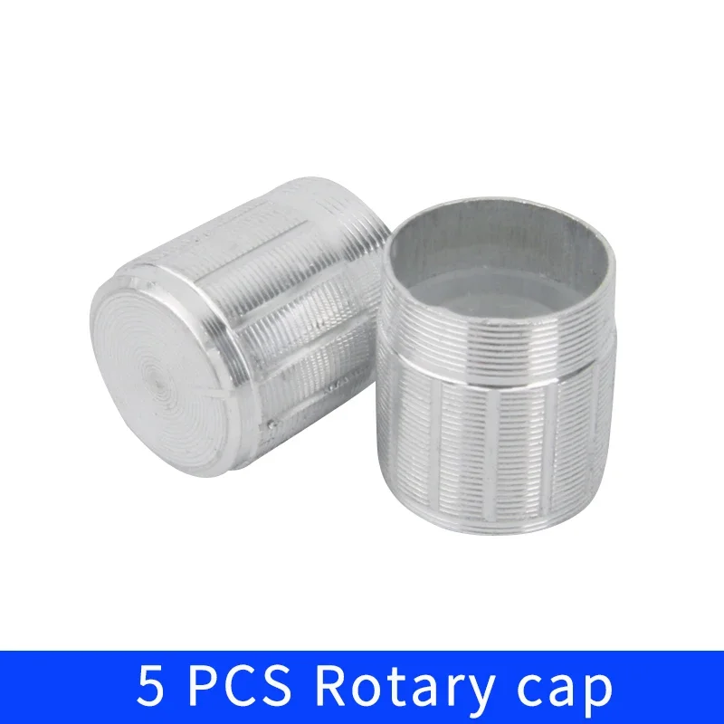 5 TEILE/LOS 20 Position 360 Grad Drehgeber EC11 w Push Button 5Pin Griff Lange 15/20 MM mit EINEM Gebauten Druckschalter