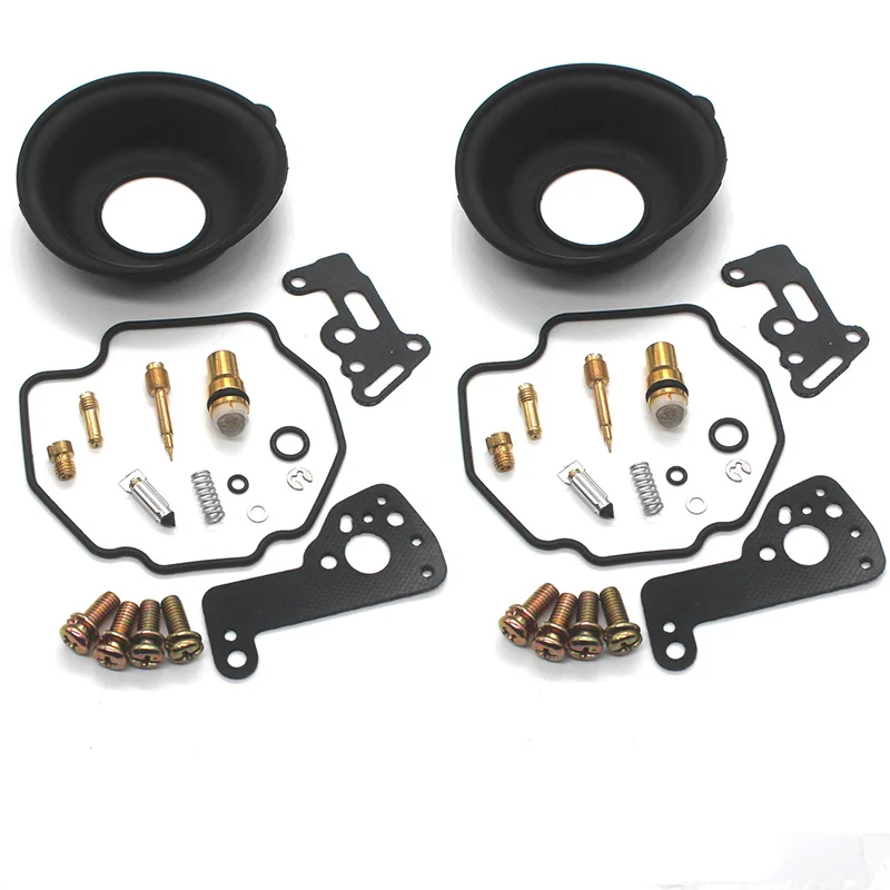 2set for Virago 500 XV500 535S XV535S XV 500 535 Motorcycle carburetor repair kit floating needle gasket parts float