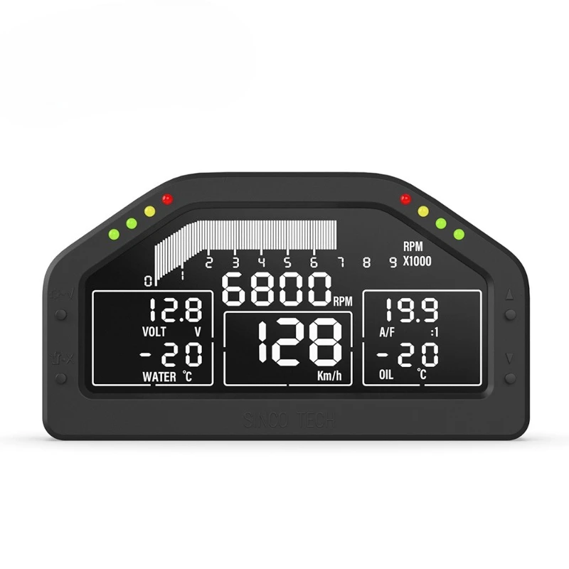 Multifunctional digital display combination LCD instrument (simple version of black and white screen 7-color backlight) DO925