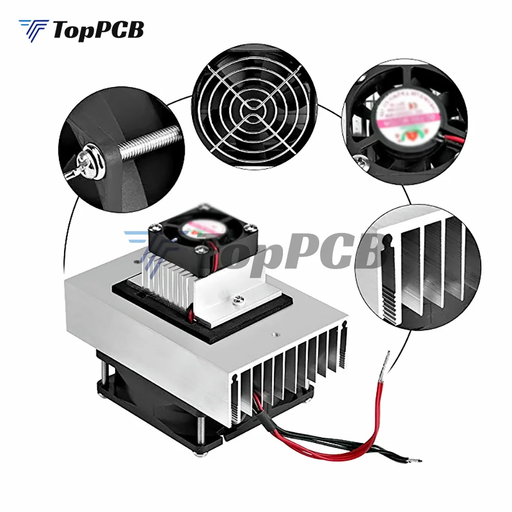 Semiconductor Refrigeration 12 Volt Peltier Electronic Cooler Cooling Equipment Refrigerator Cooling Pet Air Conditioner