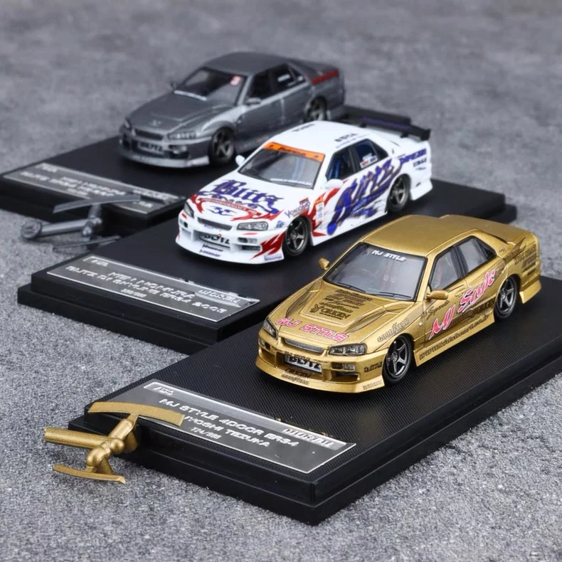 

Stocks Mortal 1:64 ER34 Three Colors Diecast Model Car In 2025 Collection Gift