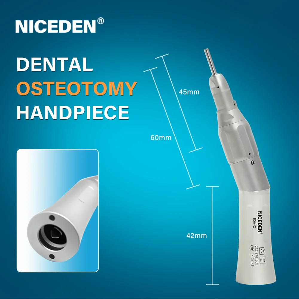 FX Series Micro Surgery Handpieces den tal Straight Nose 20 Angle Handpiece Clinical Accessories Non-Optic