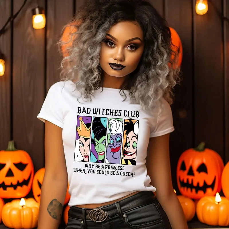 

Disneyland Villains Shirt Bad Witch Disney Halloween Shirt Villain Era Sweatshirt Witchy Halloween Girls Shirt Evil Queen Shirt