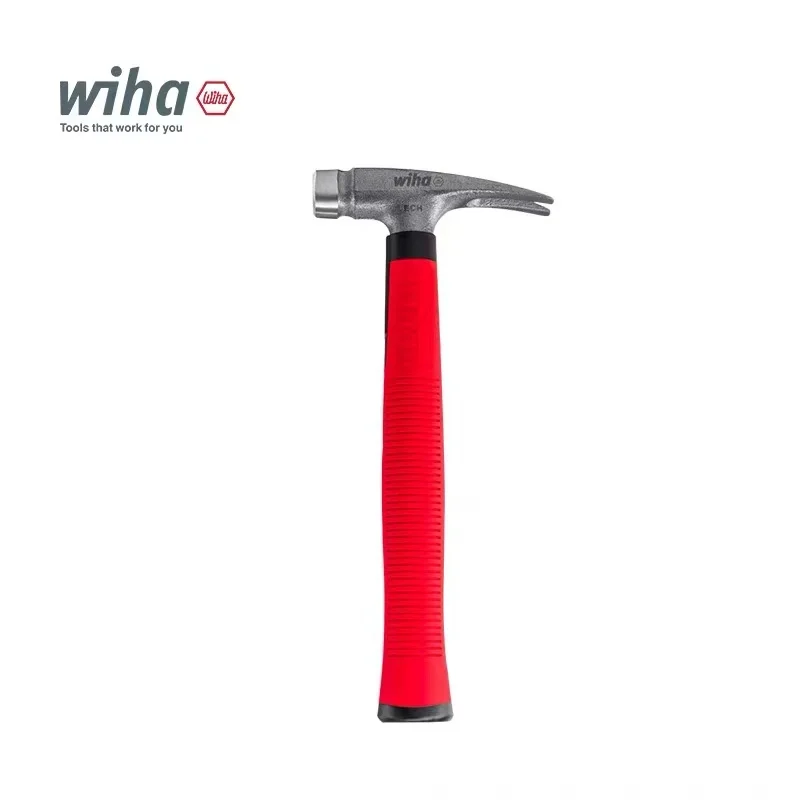

Молоток электрика WIHA 42071 с изолированной ручкой, 300 г, стальной крюк, нескользящий, для плотницких работ