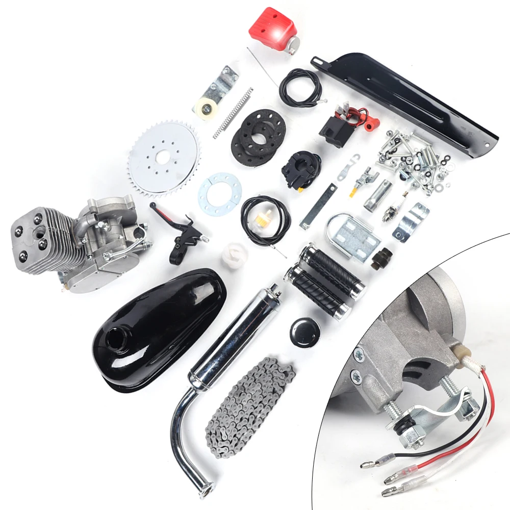Fahrradmotor-Kit, Zweitakt-Fahrradmotor 100CC für die meisten 26-Zoll- oder 28-Zoll-Fahrräder – Detail 3