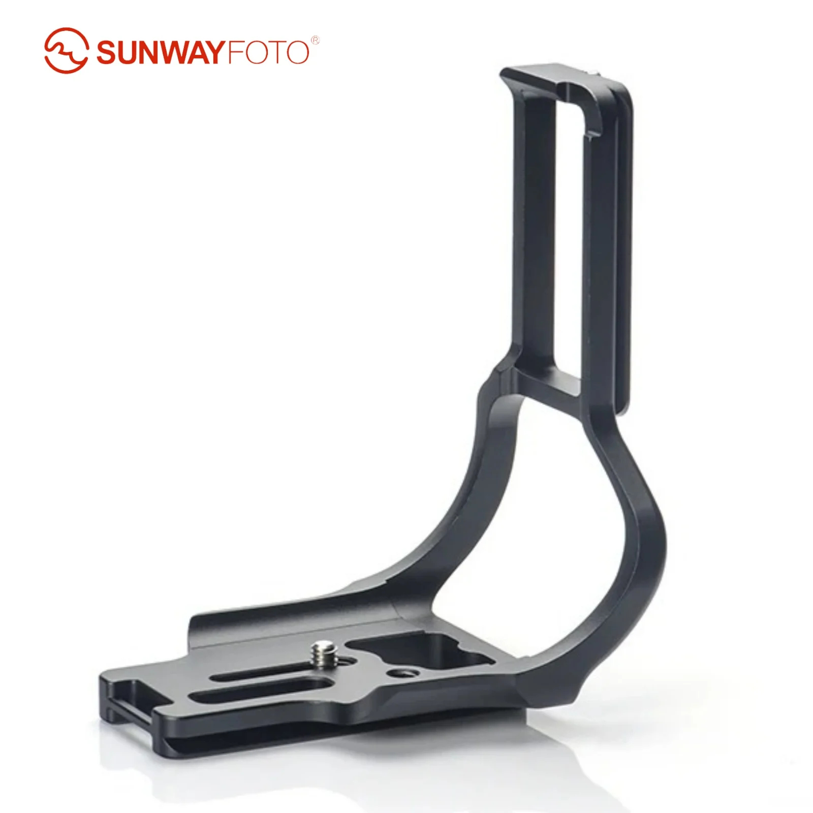 SUNWAYFOTO Dedicated L-bracket with Battery Grip Tripod Head Specific Aluminum Quick Release Plate for Nikon D850-PNL-D850G