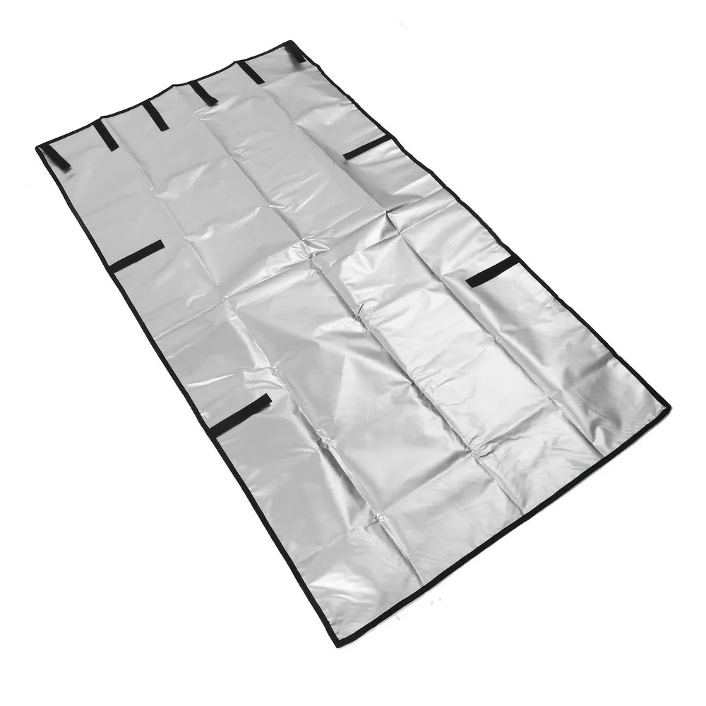 Black Portable Dance Privacy Curtain 150 X 80cm Polyester Retractable Changing Partition Screen