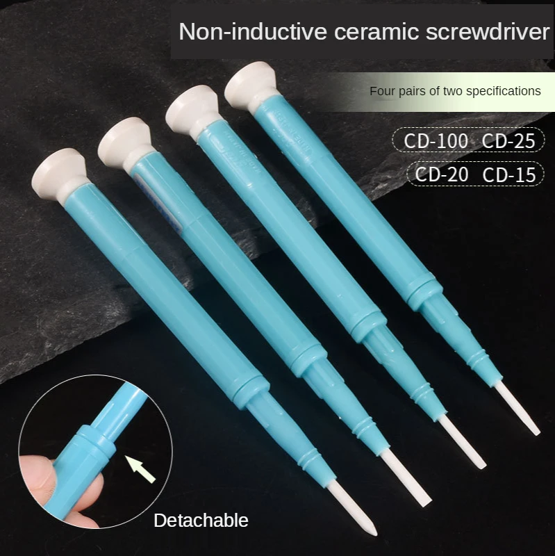 Non-inductive Adjustment Batch of Cross Word Non-magnetic Precision Fine-tuning Screwdriver Anti-magnetic Ceramic Screwdriver