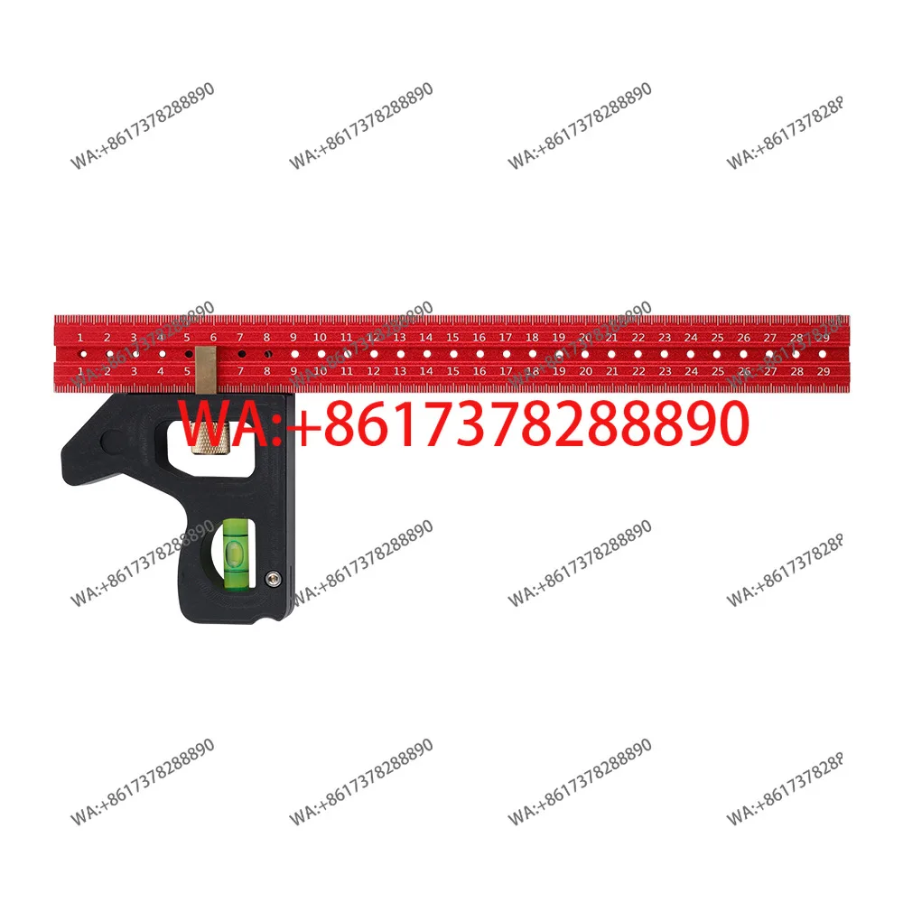 Double-sided graduated angle ruler movable angle ruler woodworking heavy-duty high-precision stainless steel
