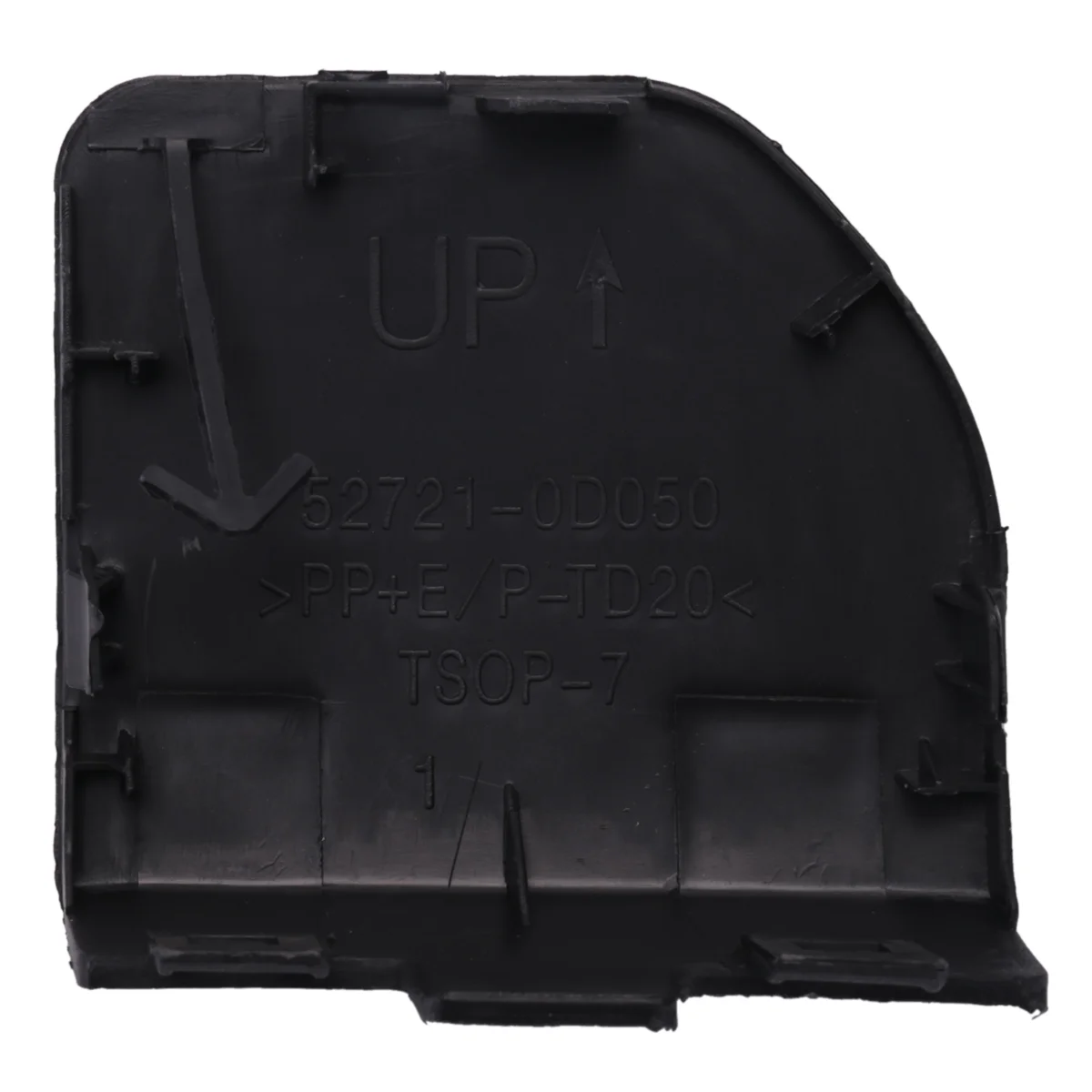 Cubierta de gancho de remolque de parachoques delantero, tapa de gancho de remolque, cubierta de remolque para Toyota VIOS 2014 2015 2016 52721-0D050