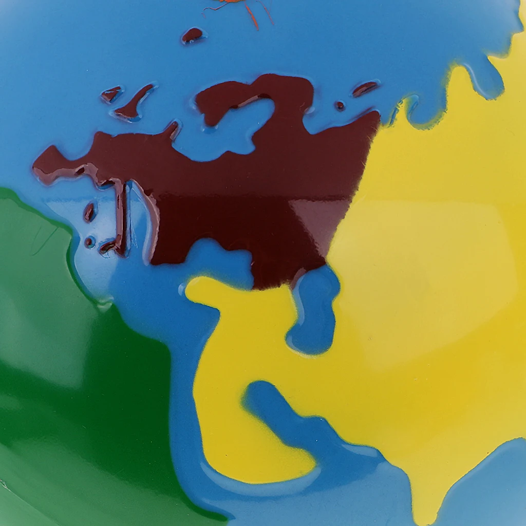 Educational Globe For Kids - 대륙 지구본, 몬테소리 교육 자료, 받침대