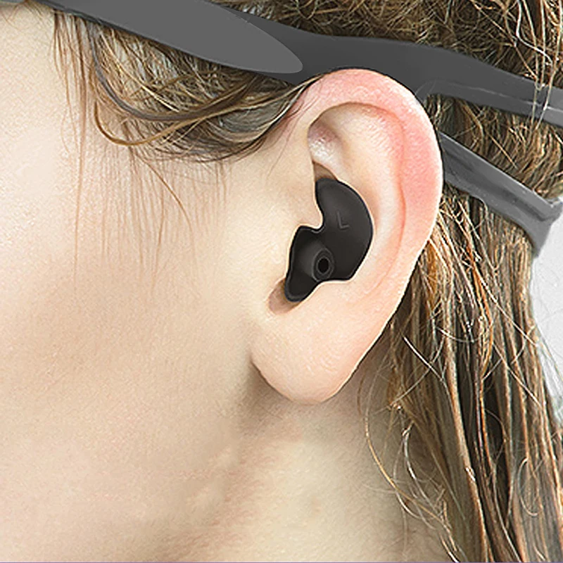 ฤดูร้อนว่ายน้ำปลั๊กอุดหู/ชุดคลิปจมูกซิลิโคนกันน้ำ Sleep Anti-Noise Ear ปลั๊กดำน้ำกลางแจ้ง Aksesoris Olahraga