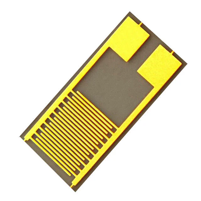 10PCS 100um flexible interdigital electrode capacitor array scientific research experiment smart wearable sensor chip PET