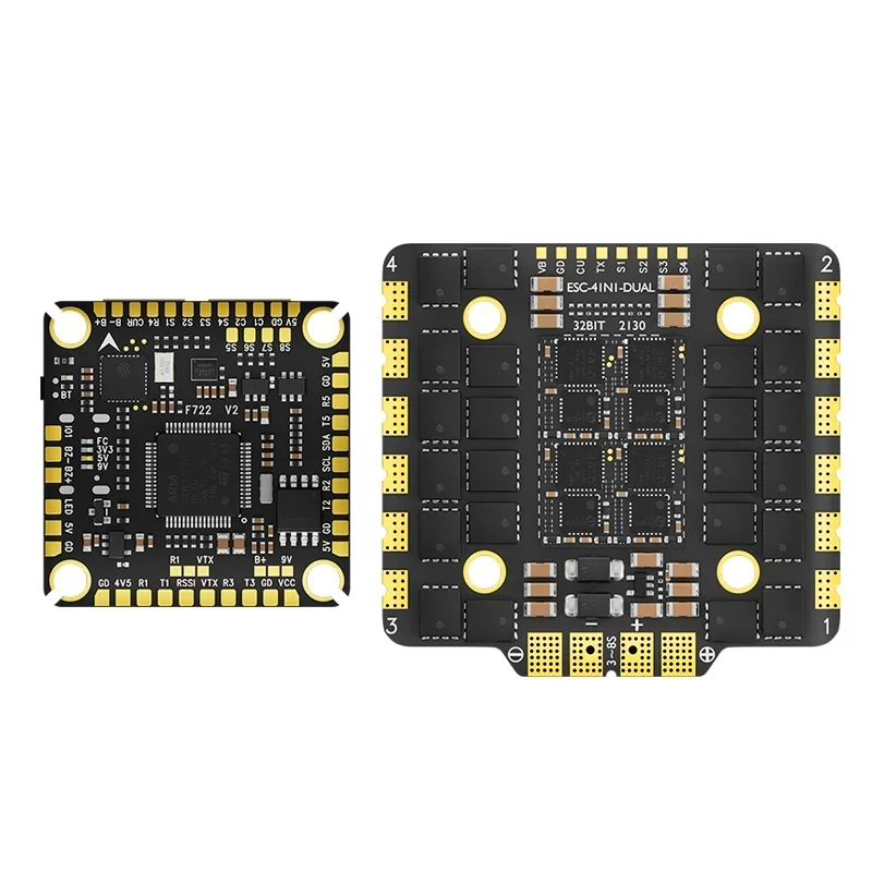 

F780 V2 Stack F722 V2 FC 80A AM32 ESC 30X30mm for Racing Drone