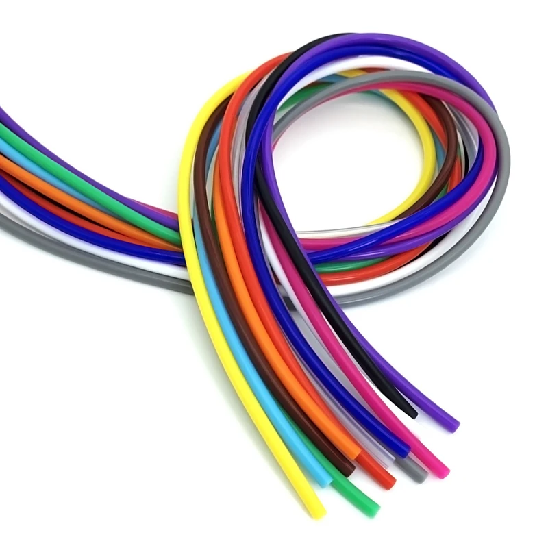 OD 8mmxID 6mm Colorful Food Grade Non-toxic Silicone Tube Non-toxic Silicone Drink Tubing Rubber Hose Water Connector Plumbing