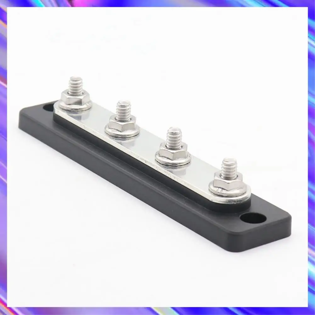 

L71A 4 Terminals 150A Heavy Duty Bus Bar Power Distribution Block Car Auto Truck Busbar Terminal Block For Yacht Ship