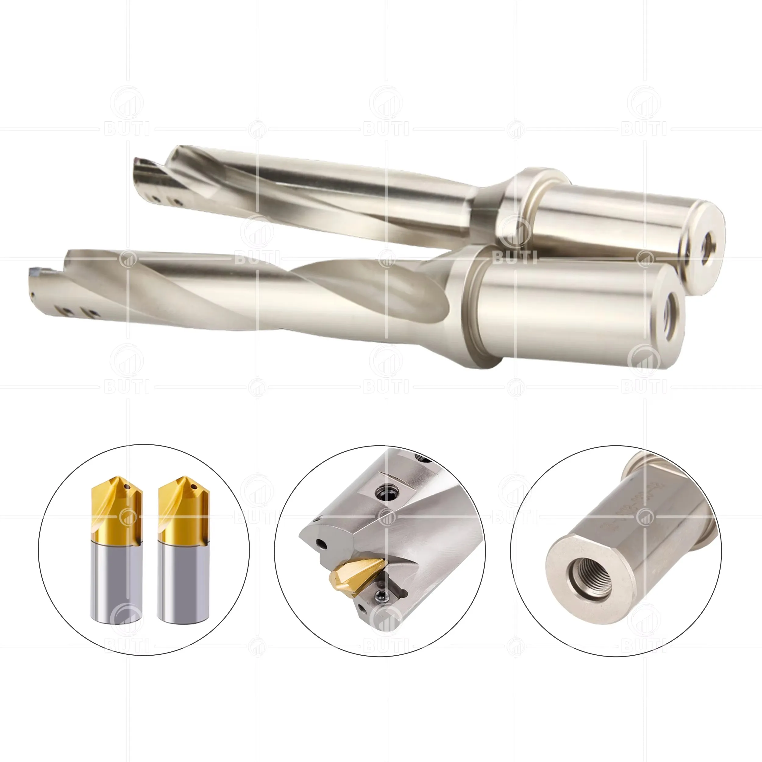 WC SP Series ยาว U-เจาะ 6D 8D 10D เครื่องกลึง CNC ขยาย Indexable รุนแรงเจาะบิตเหมาะสําหรับ SPMG WCMX กระบวนการใบมีด