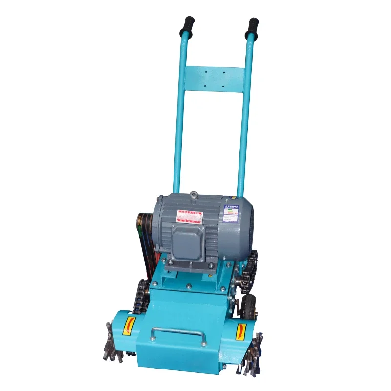 DH-21 Brushing machine for concrete floor 220V 380V Cleaning tools Motor Type 21 blade concrete residue cleaning machine