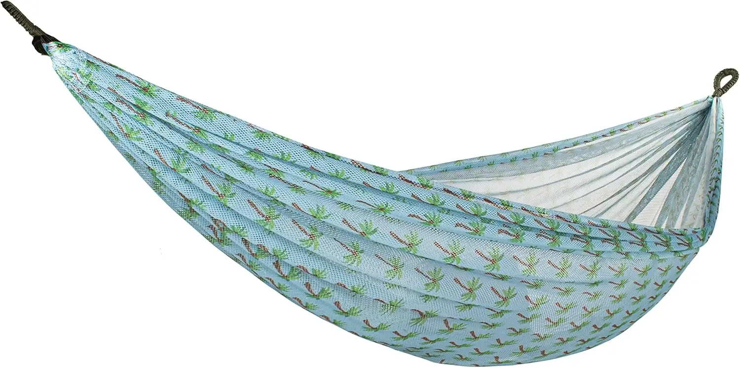 

Bh-406Wca Mesh Edition Hammock, Light Blue Palm Tree