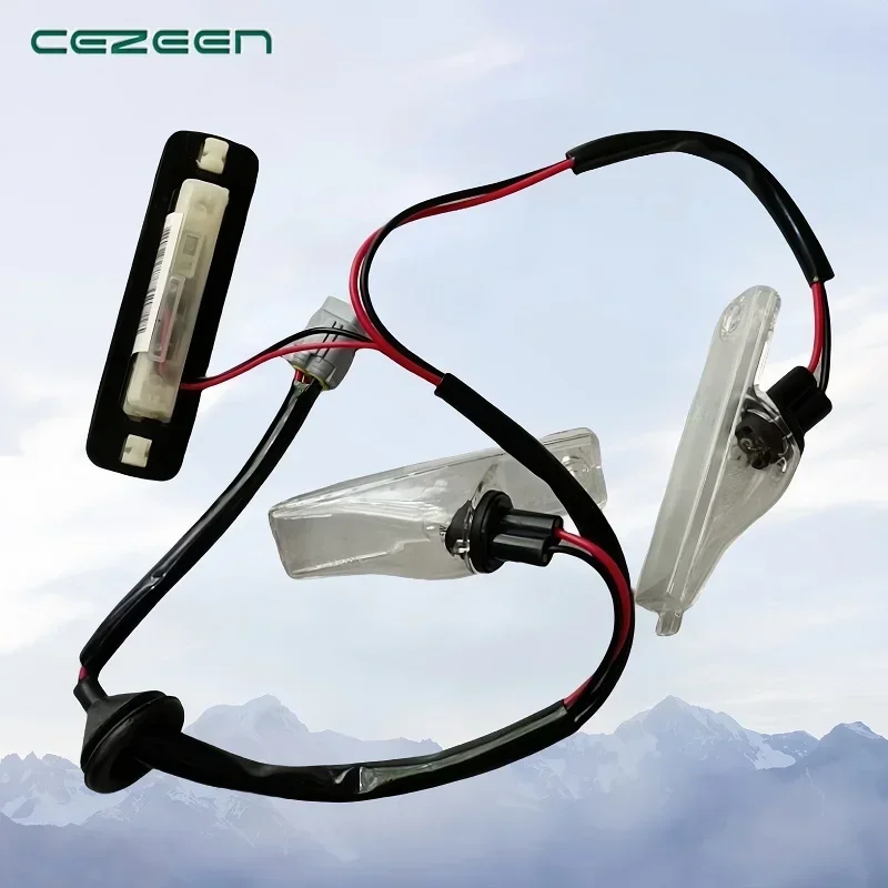 مصباح لوحة ترخيص الباب الخلفي ، GWM Haval 2 ، جذع Coolbear ، غطاء باب خلفي مؤثر ، مفتاح ، 1 led