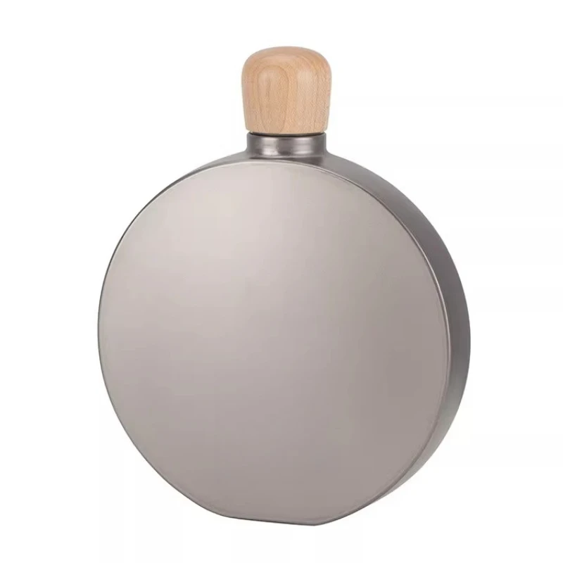 Outdoor camping titanium wine jug 150ml250ml healthy material durable