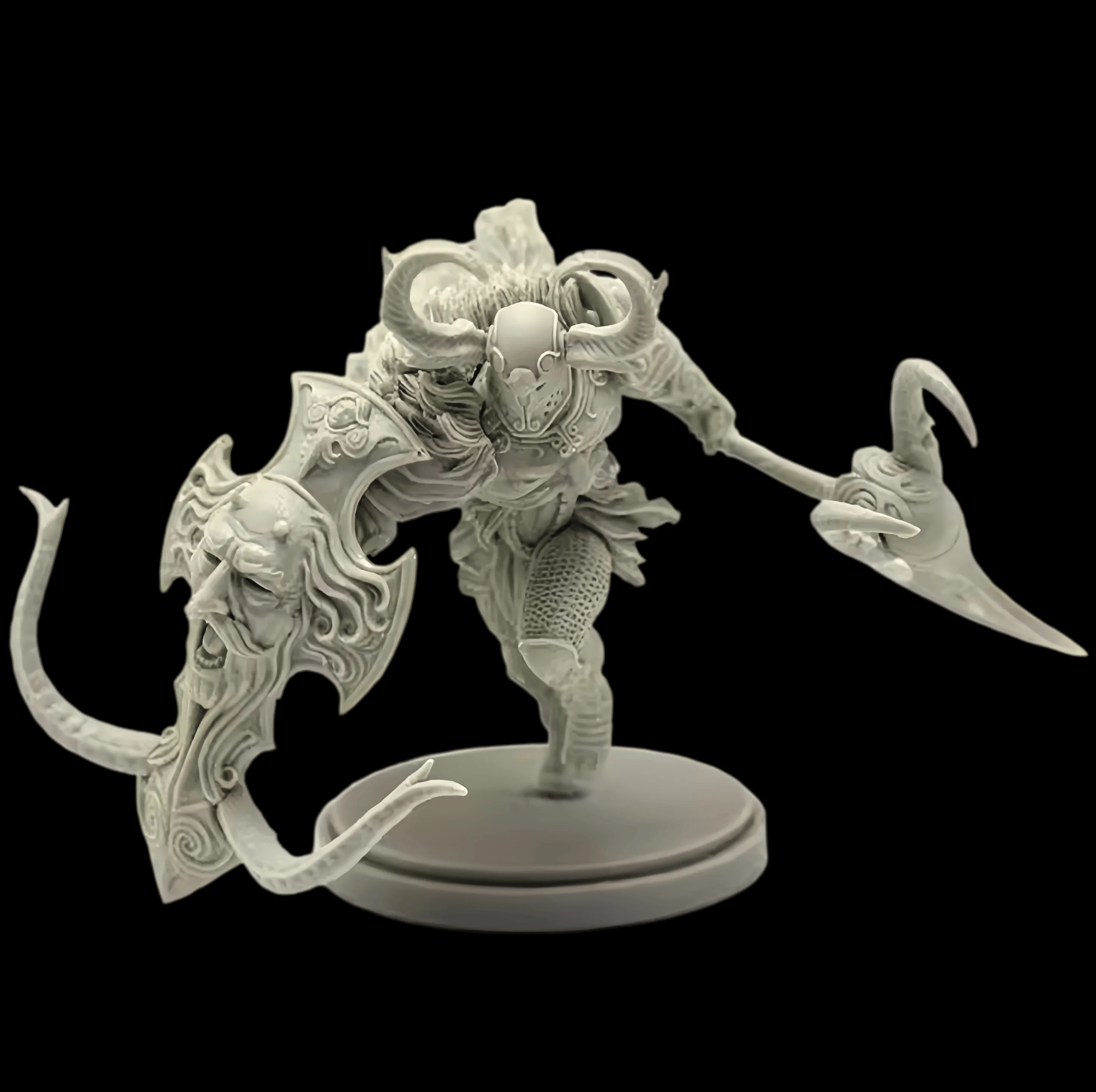 

38MM Casting Resin Model Assembly Kit, GK， Bullhead Warrior Model, Unpainted