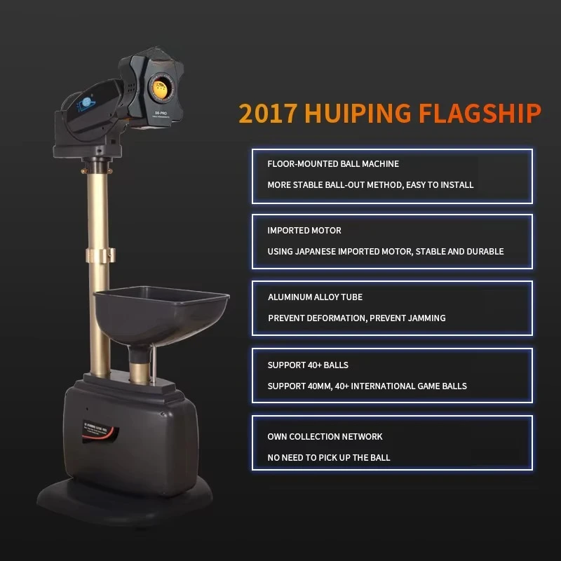 Robot Huipang S7 per macchina da servizio da ping pong Allenatore di ping pong programmabile completamente automatico
