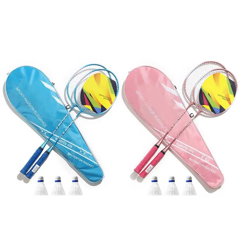

Набор ракеток для бадминтона, профессиональная ракетка для бадминтона, ракетка для бадминтона, не легко сломать, для удобной игры