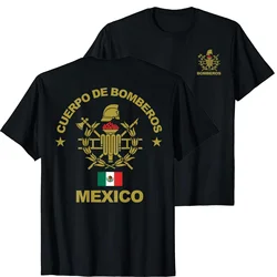 Mexico Fire 100% Cotton O-Neck Summer Short Sleeve Casual Mens T-shirt Size S-5XL Department Firefighters T-Shirt heavyweight