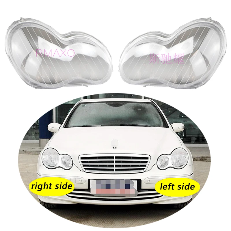 Use For Benz W203 2004-2006 C-Class C180 C200 Transparent Headlamp Cover Lamp Shade Front Headlight Shell Lampshade Lens shell