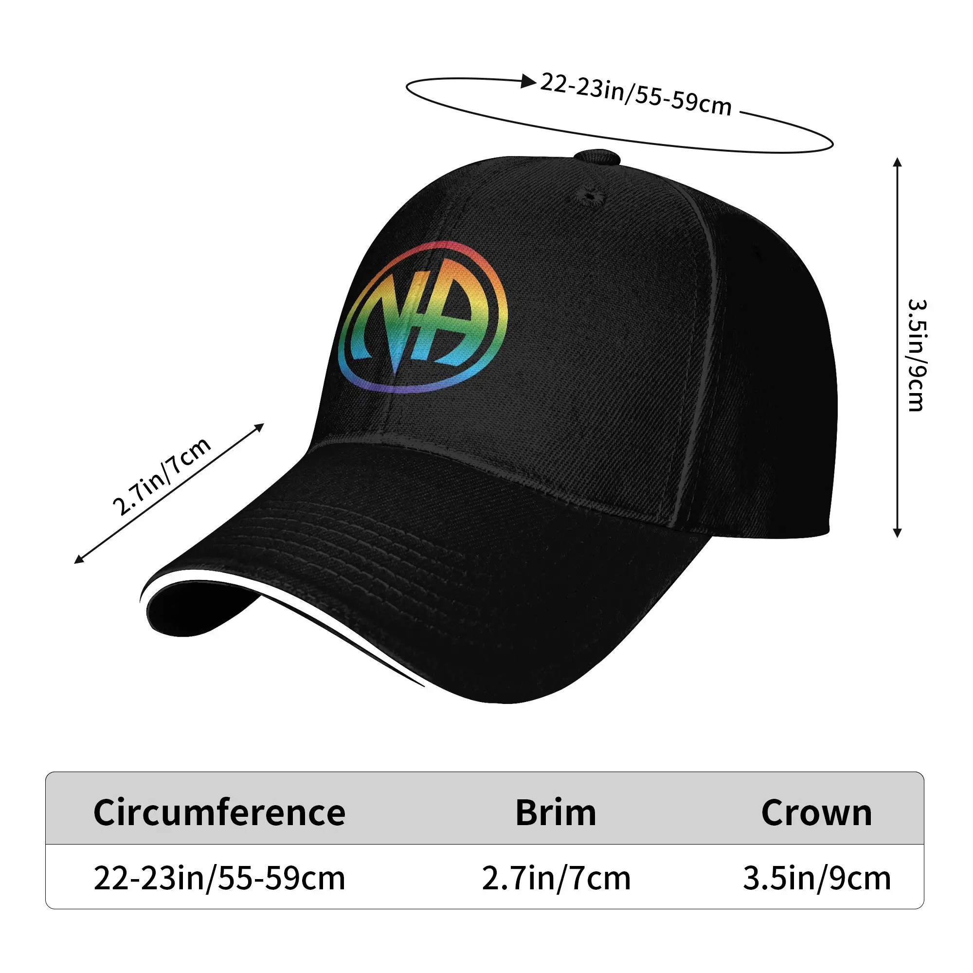 Narcotics Clean Sober NA AA Recovery Proud Sobriety LGBT Gay Baseball Cap  Summer Female Male Hunting Camping Baseball Caps
