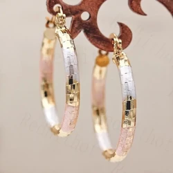 Retro Court Style Circle Geometry Earrings Inset Zircon Light Luxury Earbuckle Small Fresh Senior Sense Earring Women's Banquet