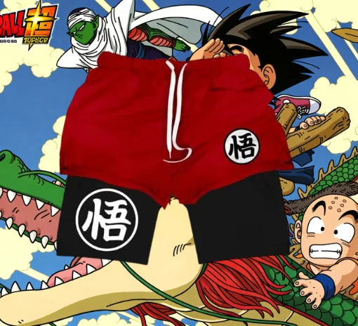 2026 Dragon Ball 3D Printed Double Layer Shorts Family S-2XL Goku Vegeta Stylish Daily Bottoms