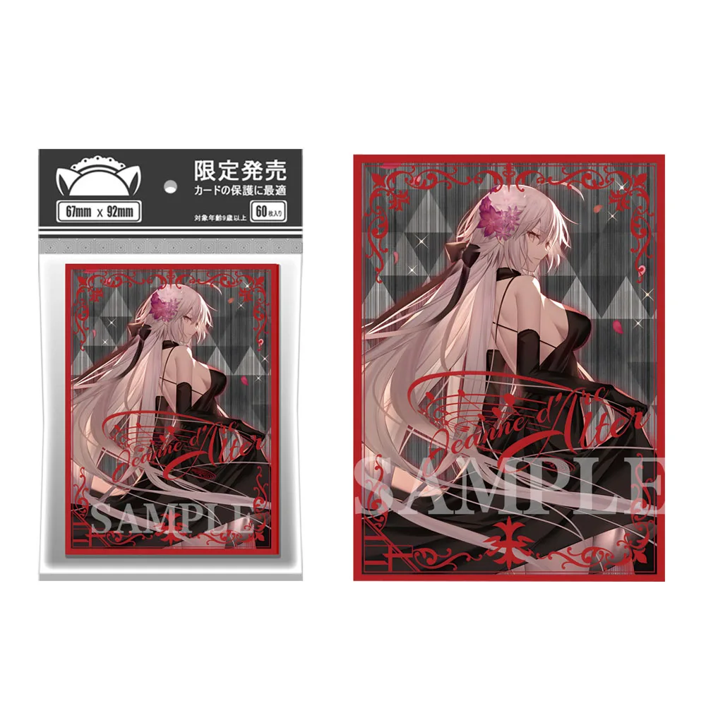 Fundas para tarjetas de Anime Shinney Laser para MTG, 60 piezas, 67x92mm, Joan of Arc, Protector de tarjetas interno Compatible con TCG/PTCG/PKM