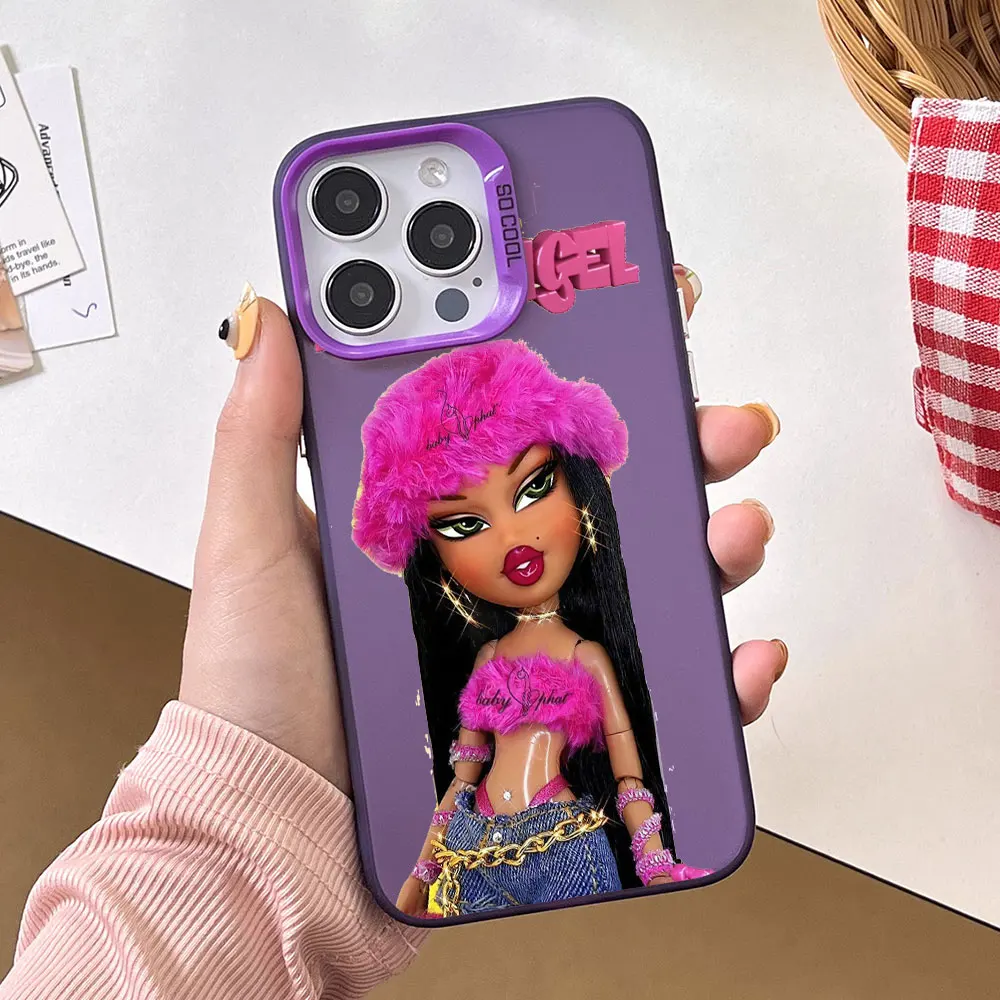 Lovely Doll Bratz Case for Apple iPhone 11 16e 14 15 16 Plus 12 Pro 13 Mini XR X XS Max Shockproof Phone Cover Bumper view 2