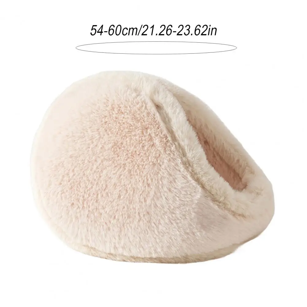 Protetores de orelha confortáveis para uso durante todo o dia, protetores de orelha com feixe de cabeça elástico, protetores de orelha de inverno de pelúcia à prova de vento para trabalho ao ar livre para homens