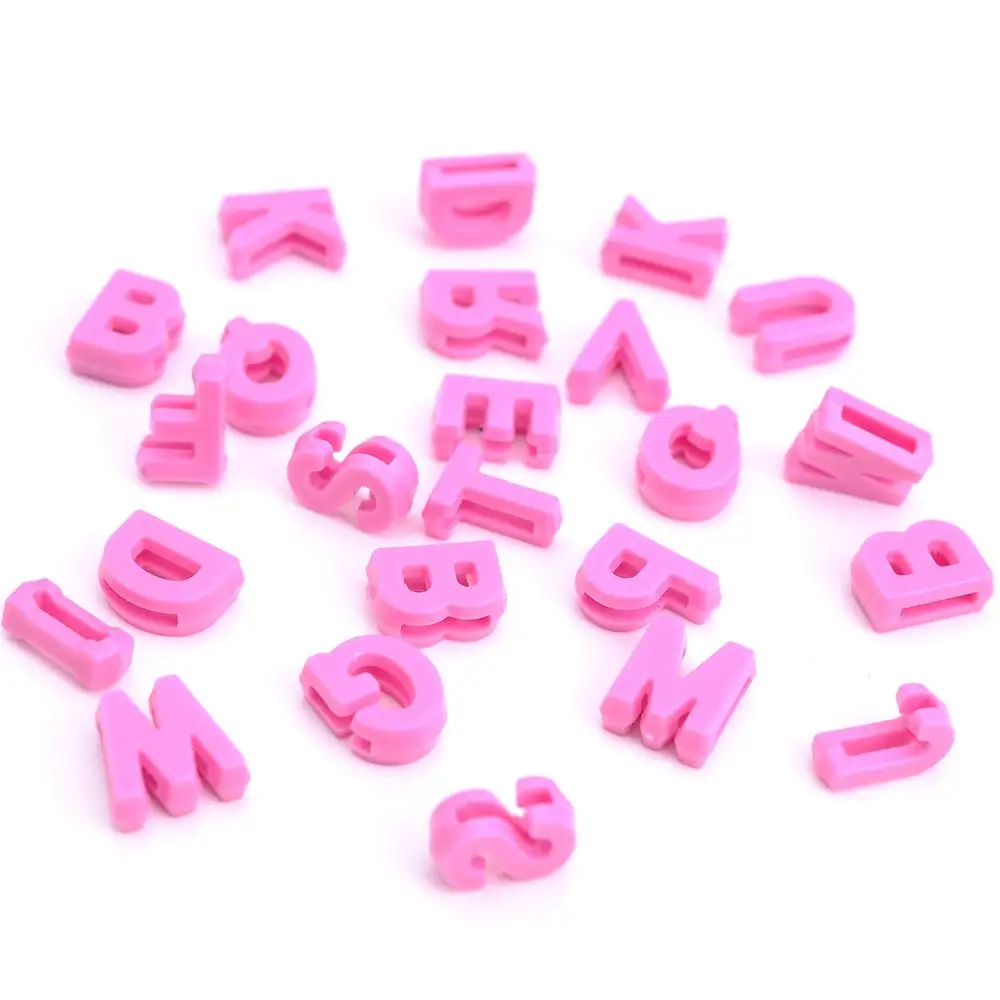 100 Stück 12 mm mehrfarbige zufällige Buchstabenperlen, Acryl-Alphabet-Perlen für Schmuckherstellung, DIY-Armband, Halskette, Schlüsselanhänger, Zubehör – Detail 9