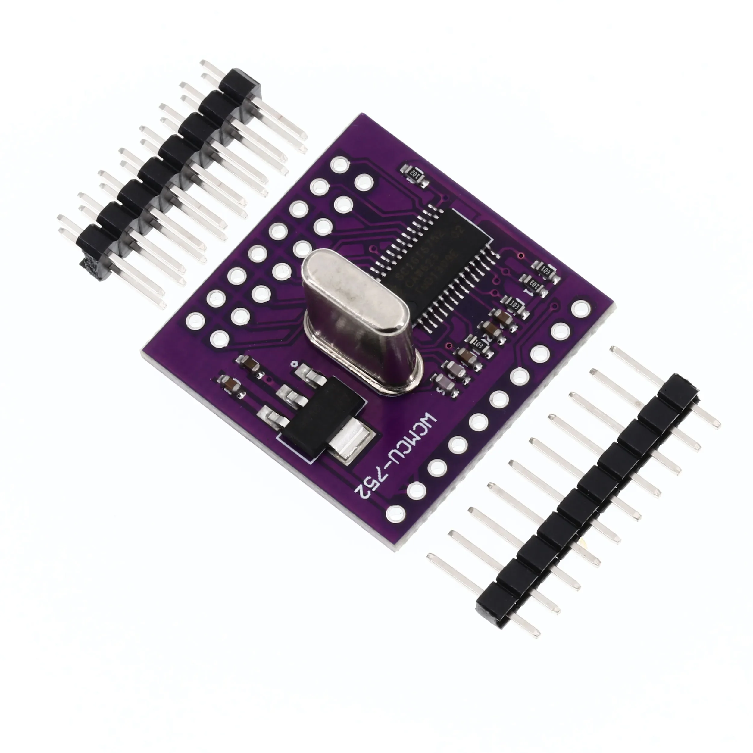 MCU-752 SC16IS752 IIC I2C/SPI Bus Interface to Dual Channel UART Conversion Board Module