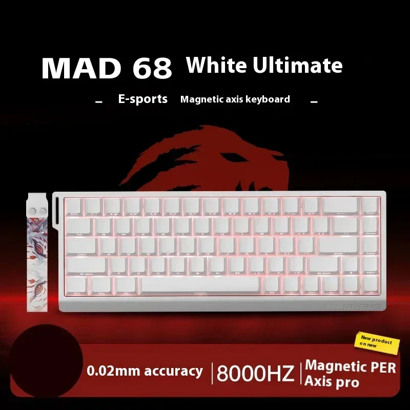 FGG Madlions Mad60 Mad68 He Mechanical Keyboard Magnetic Switch 8k Wired Rgb Hot Swap Custom Keyboard Esport Game Gift Accessory image 3