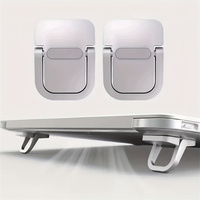 Portable Notebook Stand Invisible Foldable ABS Support Holder Cooling Bracket Suitable for 10-18 Inch Laptops Tablets, Keyboards
