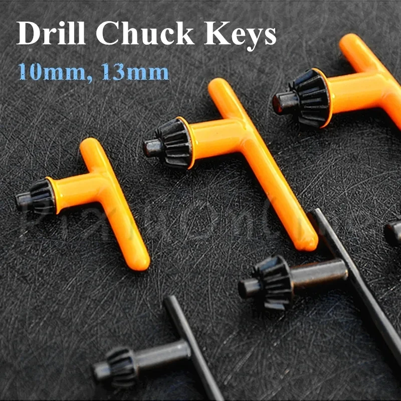 10/13/16 MM Drill Chuck Keys Gum Cover Electric Hand Drill Chuck Wrench Applicable Drop Shipping