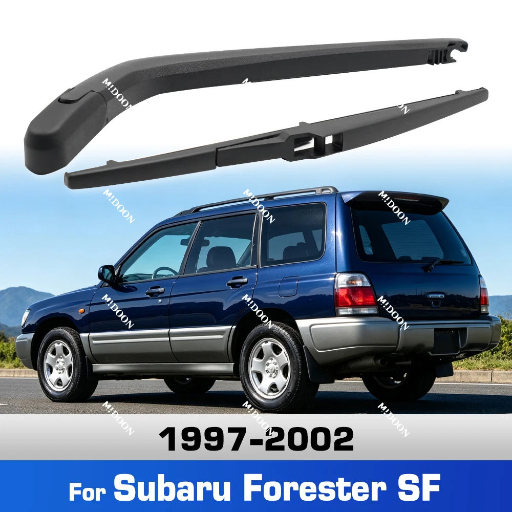 For Subaru Forester SF 1997-2002 Wiper Rear Wiper Blade & Arm Set Kit Windshield Windscreen Window Brush