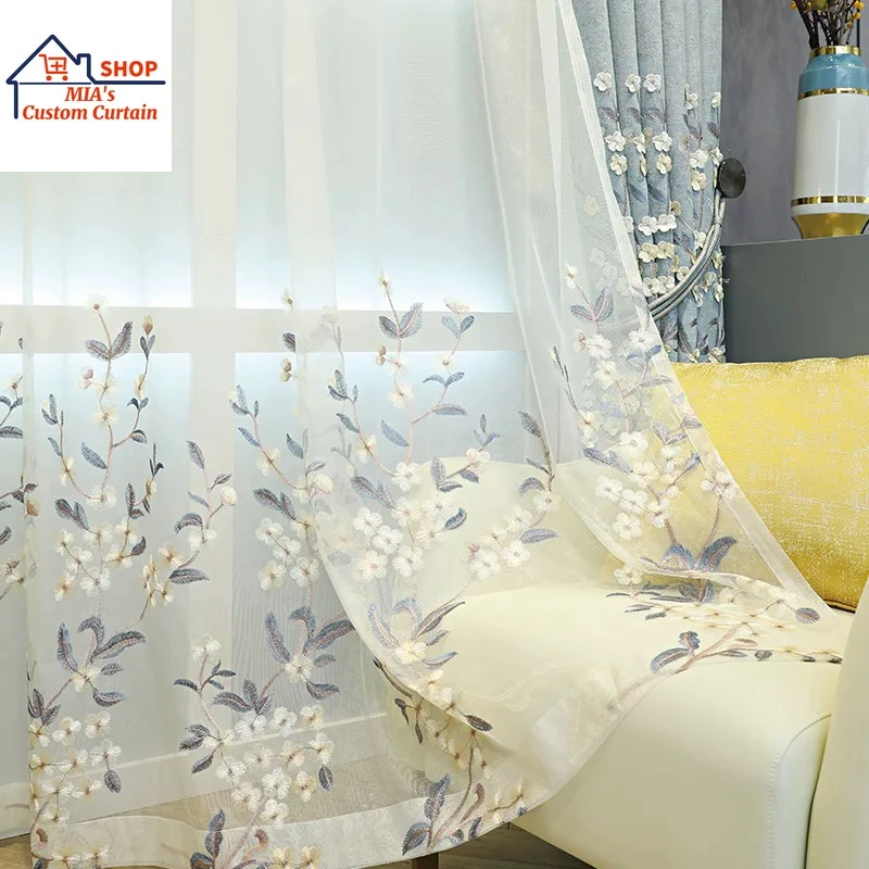 

Custom Size! ! European Chenel Sunshade Luxury Atmospheric, Relief Embroidered Elegant Curtains for Living Dining Room Bedroom