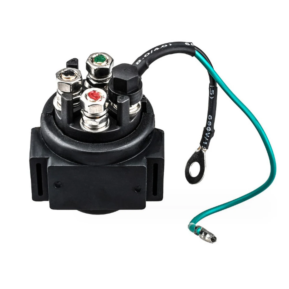 Easy installation and replacement marine motor part for 12V outboard valves compatible with 6E5 8195A and 6E5 8195B